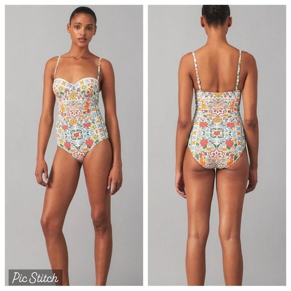 TORY BURCH
Lipsi Printed Underwire One Piece Swimsuit - Picture 5 of 12